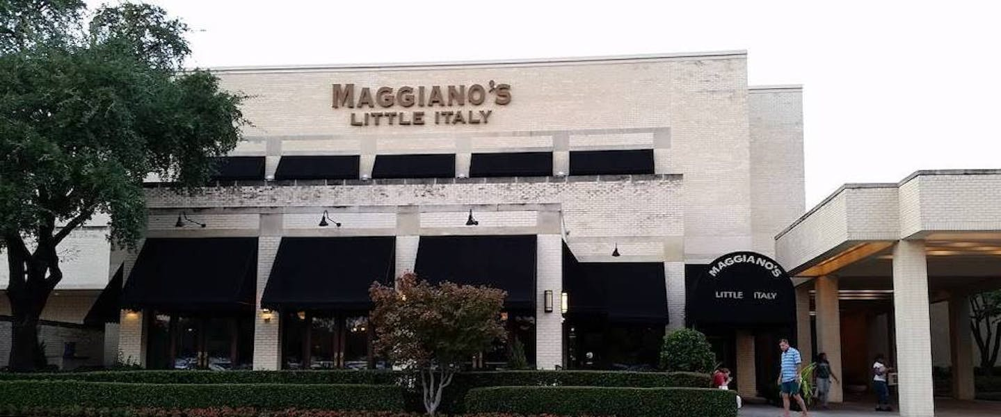 park in front of maggianos little Italy Resturant at north park