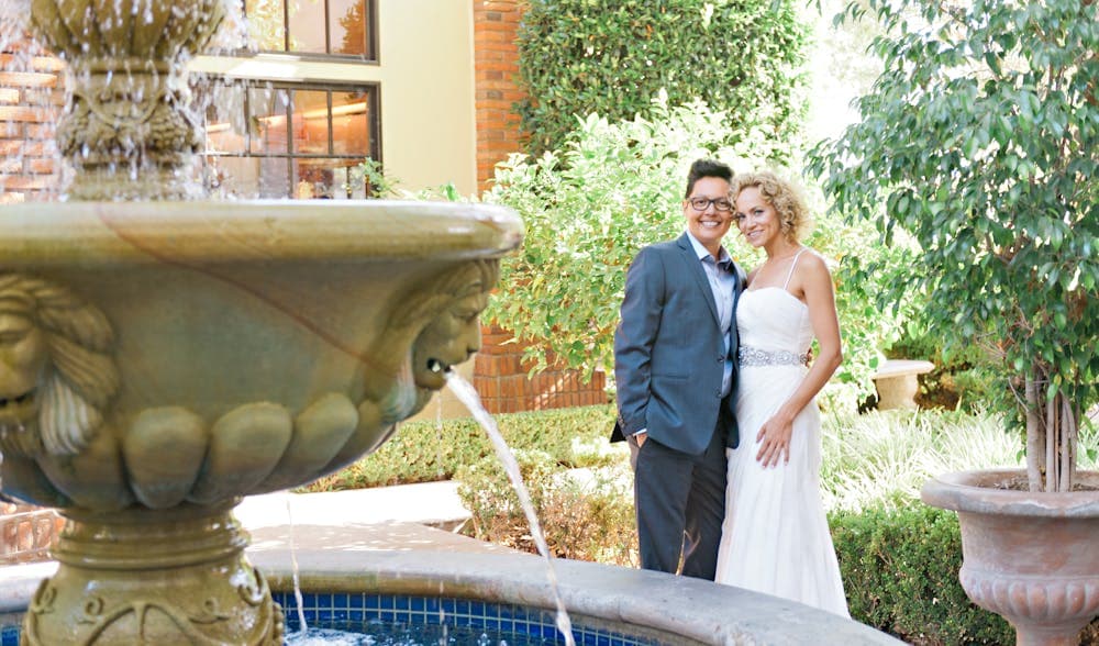 Photo of Couple By Fountain